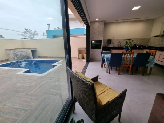 Foto 9: Casa com 3 dormitórios à venda, 204 m² por R$ 1.490.000,00 - Condomínio Ouro Ville - Taubaté/SP